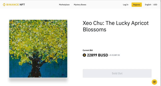 Họa sĩ nhí Xèo Chu đấu giá tranh được gần 23.000 USD từ sàn giao dịch NFT