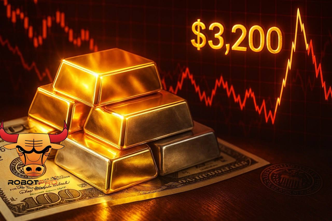 Giá vàng giảm về mức 3.200 USD khi thị trường đánh giá các tin tức về chiến tranh thương mại