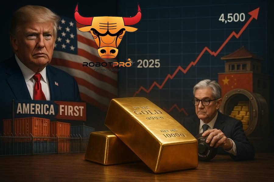 Giá vàng vượt mốc 3.400 USD khi căng thẳng Trump - Powell làm dấy lên lo ngại về sự độc lập của Fed